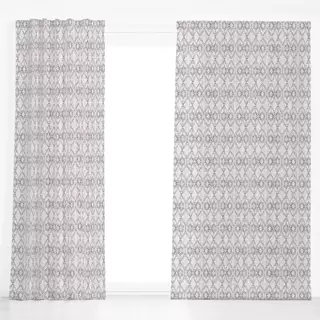 Dekovorhang Abstrakt Boho Ikat Muster 3