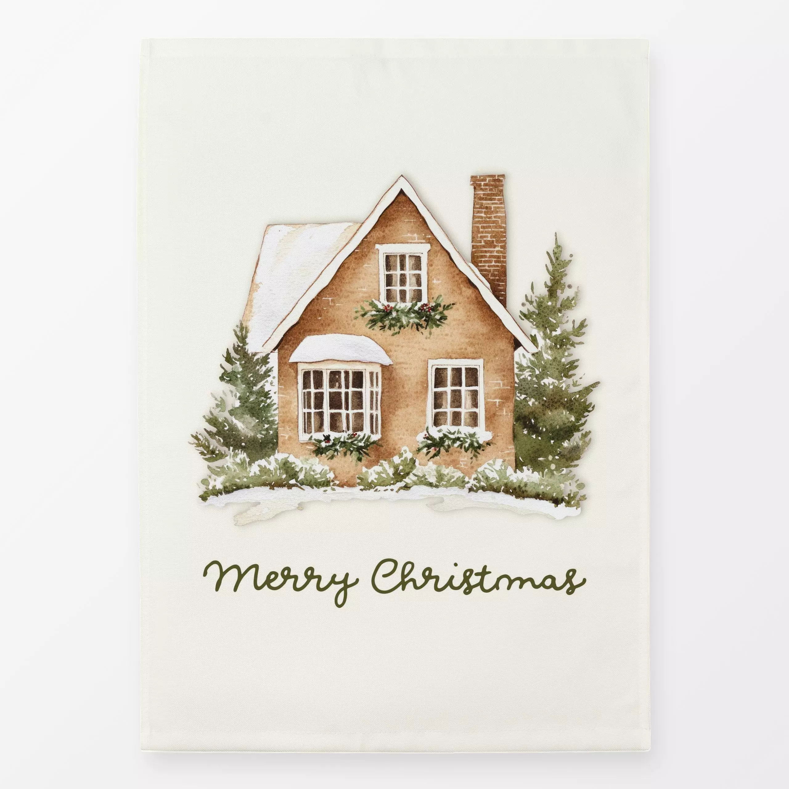 Geschirrtücher Cosy XMas Weihnachtshaus - Sprüche & Schriftzüge, Weihnachten, Winter - von „Monika Strigel"; Hygge, Cozy, Me...