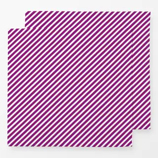 Servietten Diagonale Streifen Pflaume