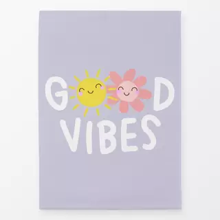 Geschirrtücher Good vibes - hellviolett