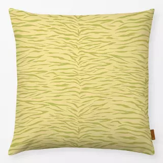 Kissen Tiger Pattern yellow green