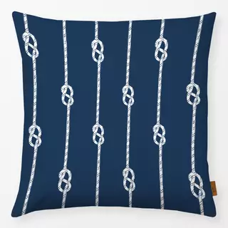 Kissen Achterknoten navy blau