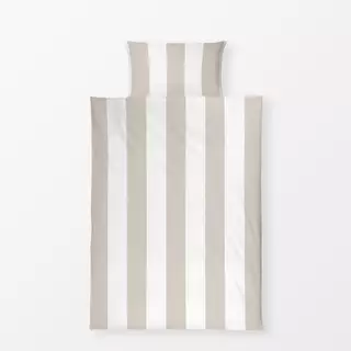 Bettwäsche Perfekte breite beige Streifen