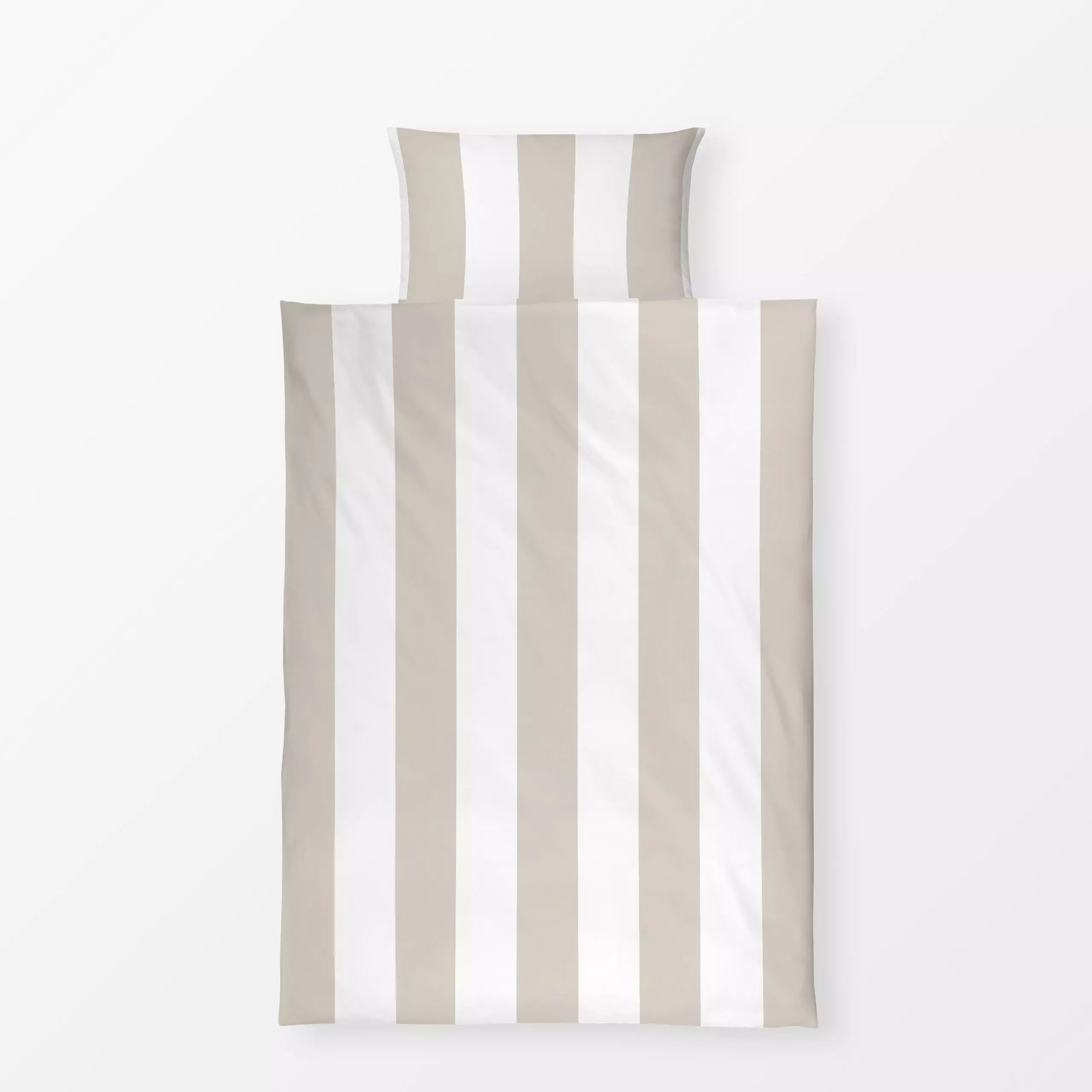 Bettwäsche Perfekte breite beige Streifen - Sommer, Symbole & Muster - von „Sara Maria"; Streifen, Strand, beige, Sommer, Sc...