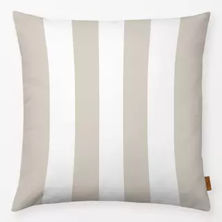 Kissen Perfekte breite beige Streifen