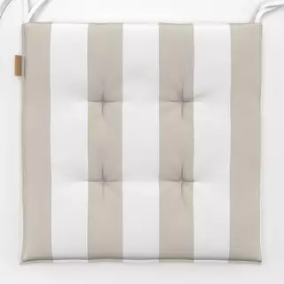 Sitzkissen Perfekte breite beige Streifen