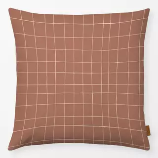 Kissen Grid Red