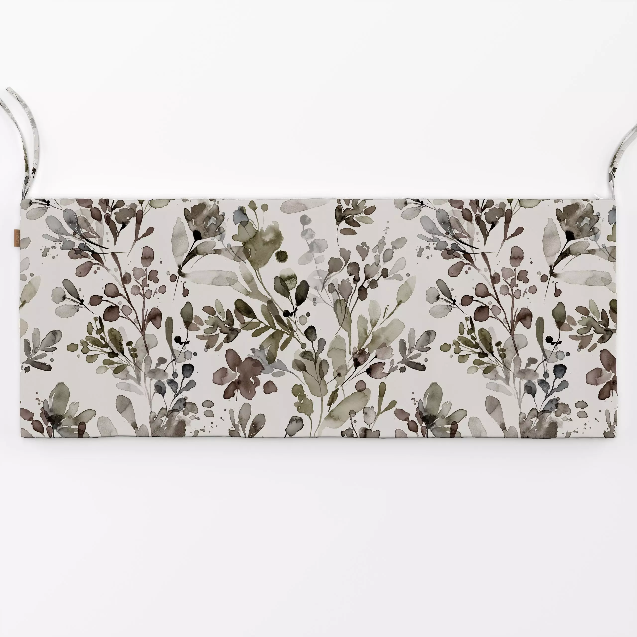 Bankauflage Wild Herbs Neutral - Frühling, Pflanzen & Botanik - von „Ninola Design "; minimal, Pampasgras, Pflanzen, beige, ...