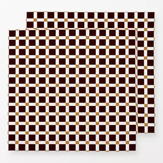 Servietten Karo Pattern Herbst