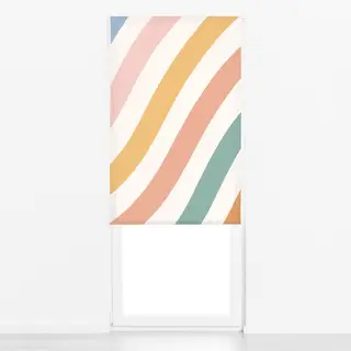 Raffrollo Wellen Multi Boho