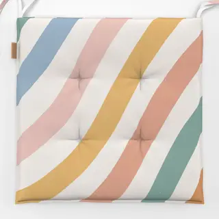 Sitzkissen Wellen Multi Boho