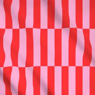 Meterware Hej cutie! Pattern Red