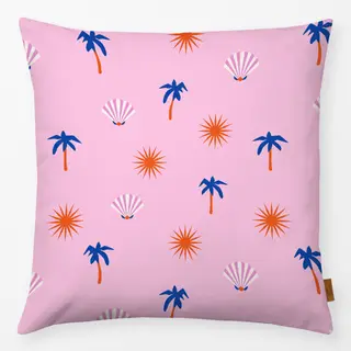 Kissen Sun Palm Pattern Pink