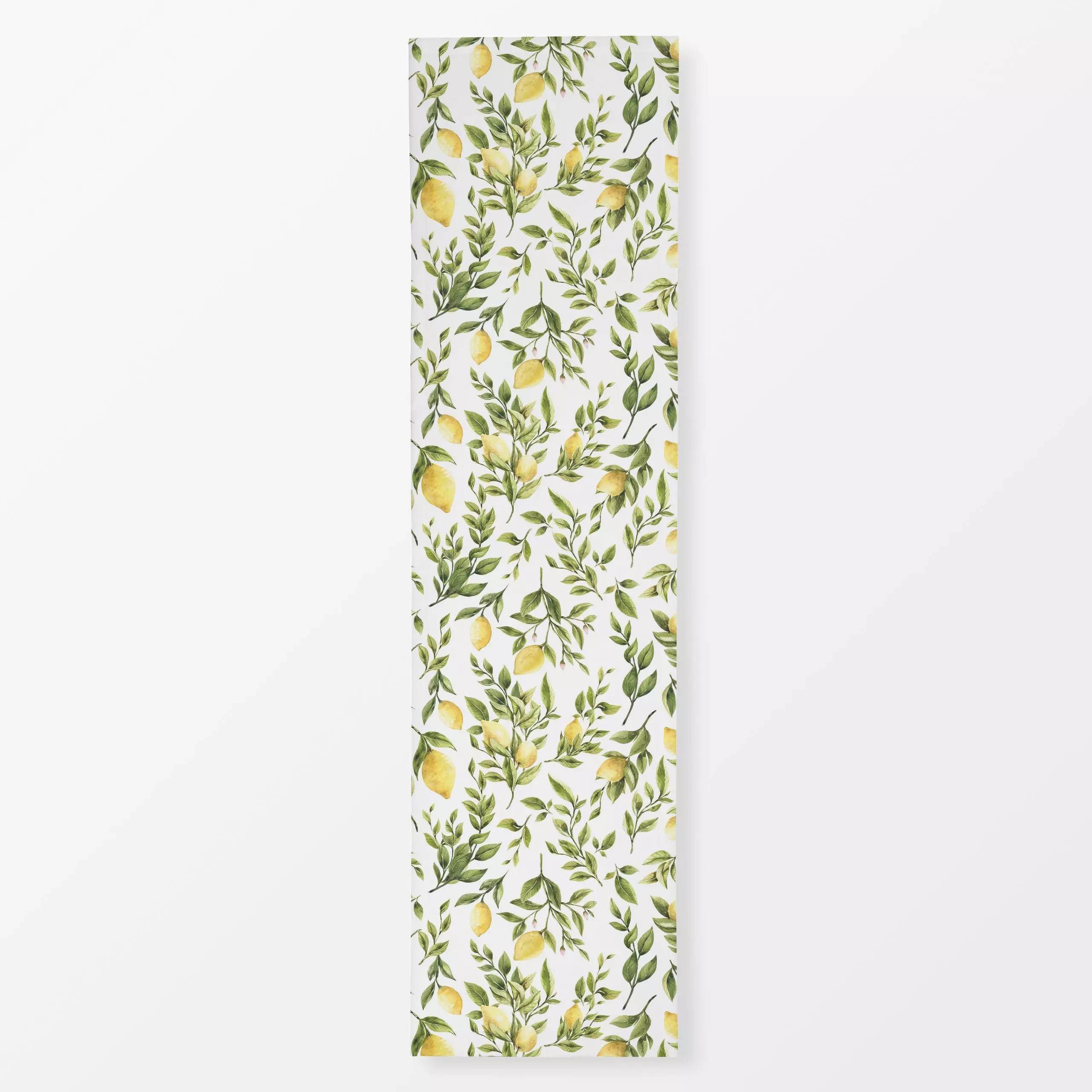 Tischläufer Zitronen Limonade 3 - Blumen & Florales, Sommer - von „Uta Naumann“; Natur, Garten, Zitrone, Limette, Limonade, ...