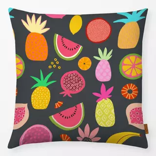 Kissen Exotic Fruit Paradise grey