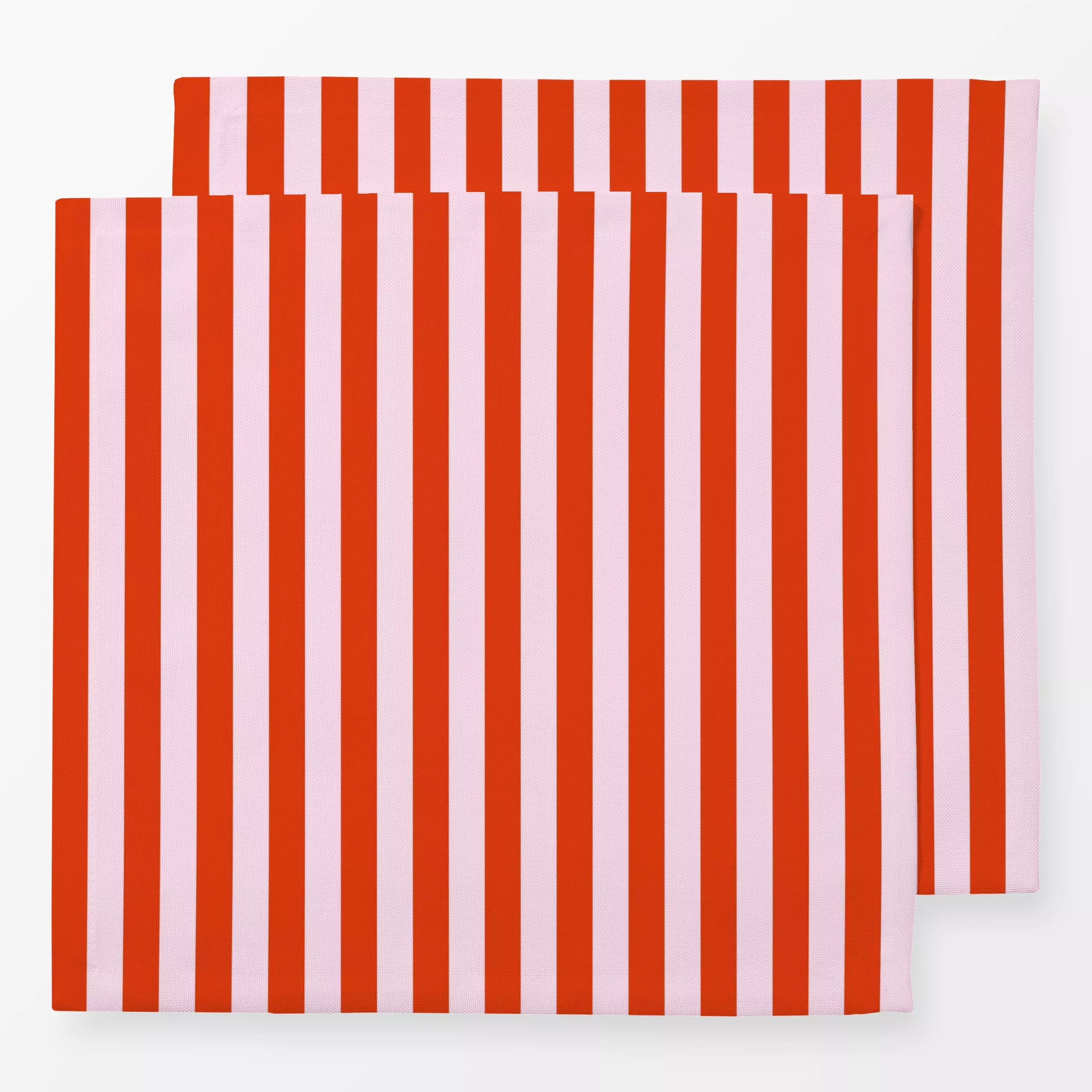 Servietten Stripes Babypink Rot - Symbole & Muster - von „textilwerk"; skandinavisch, bunt, minimalistisch, schlicht, stripe...