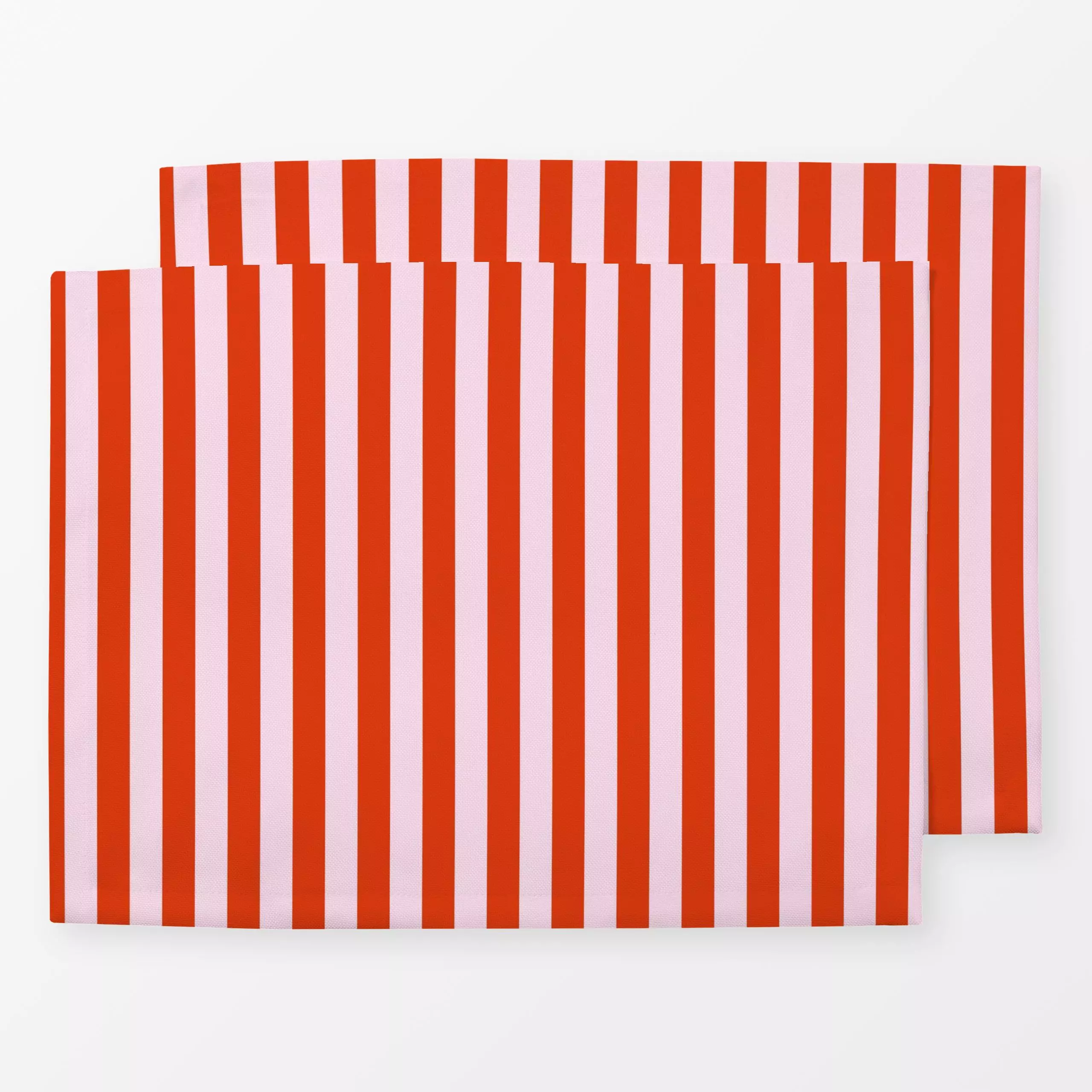 Tischset Stripes Babypink Rot, gemustert, Sommer, von textilwerk