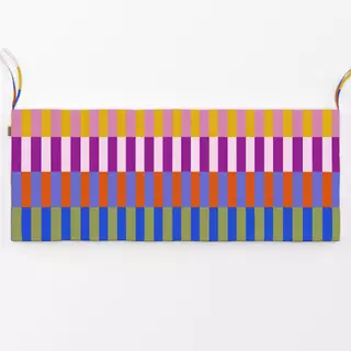 Bankauflage Color Block Violett