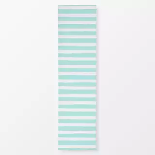 Tischläufer Horizontal Stripes Teal White