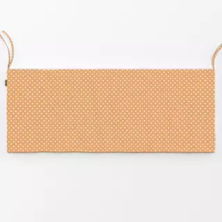 Bankauflage Herzen Muster gelb beige