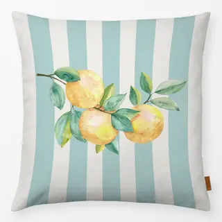 Kissen Orangen icy morn Streifen