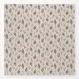 Tischdecke Winterbeeren offwhite rosa