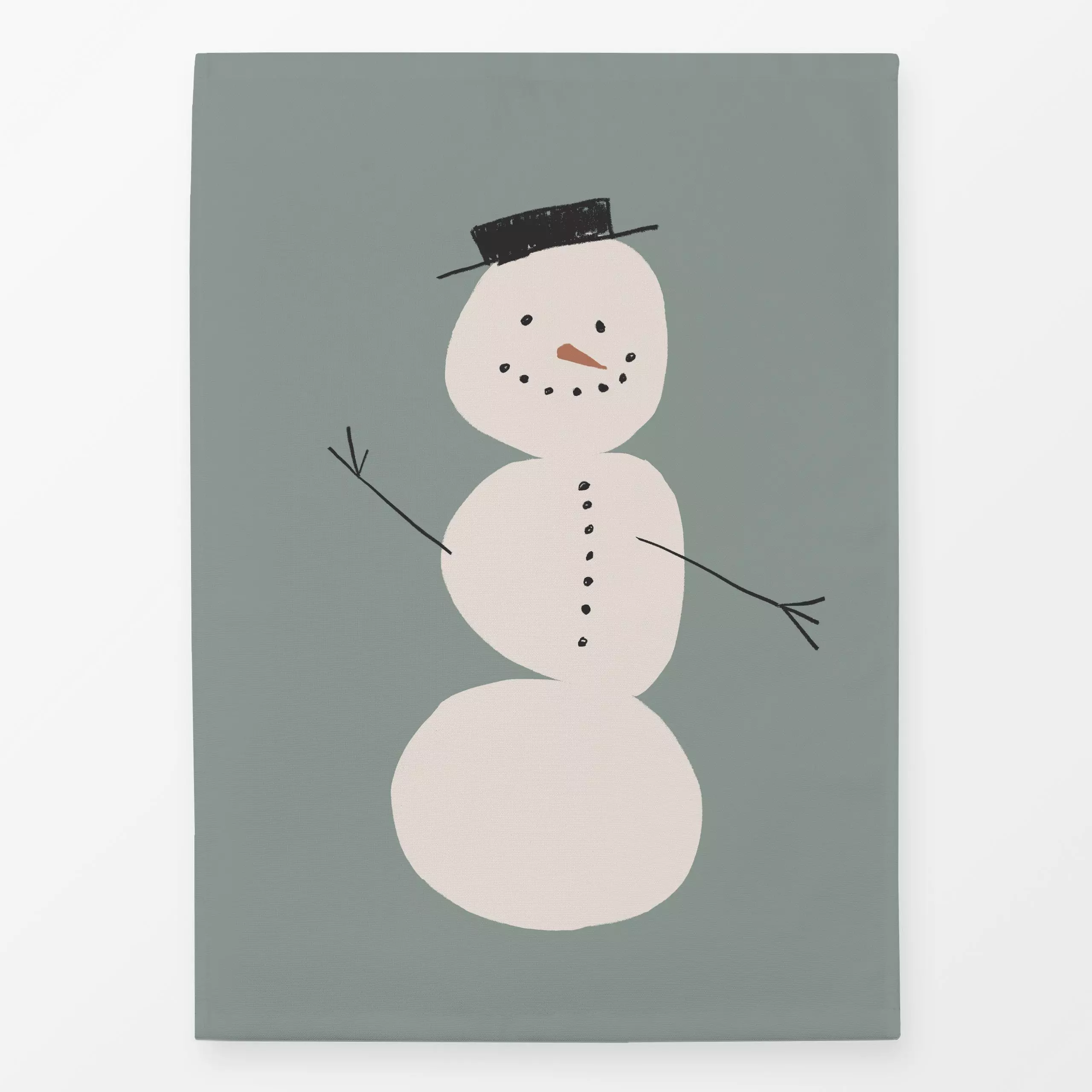 Geschirrtücher Schneemann - Kinderzimmer & Motive für Kinder, Winter - von „Julia Schumacher"; minimal, Punkte, Weihnachten,...