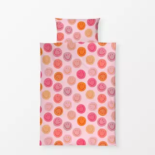 Bettwäsche Smile Allover rosa