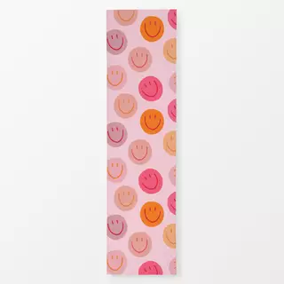 Tischläufer Smile Allover rosa