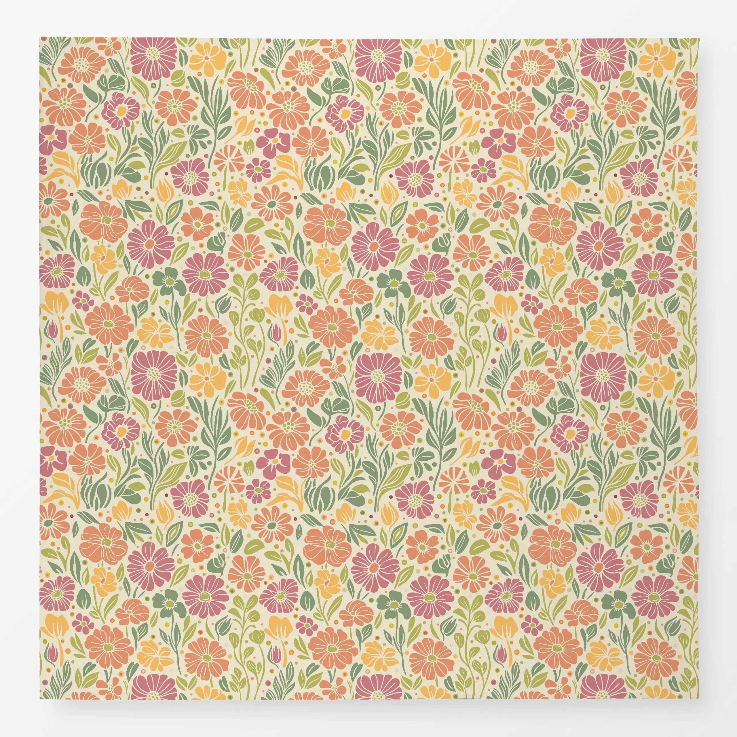 Tischdecke Endless Summer - Blumen & Florales, Pflanzen & Botanik - von „Andrea Haase"; Natur, Sommerblumen, Sommer, botanik...