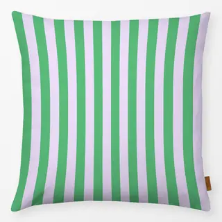 Kissen Streifen Lila & Grün