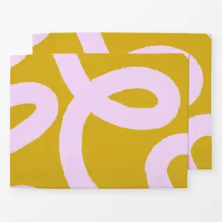 Tischset Organische Linien