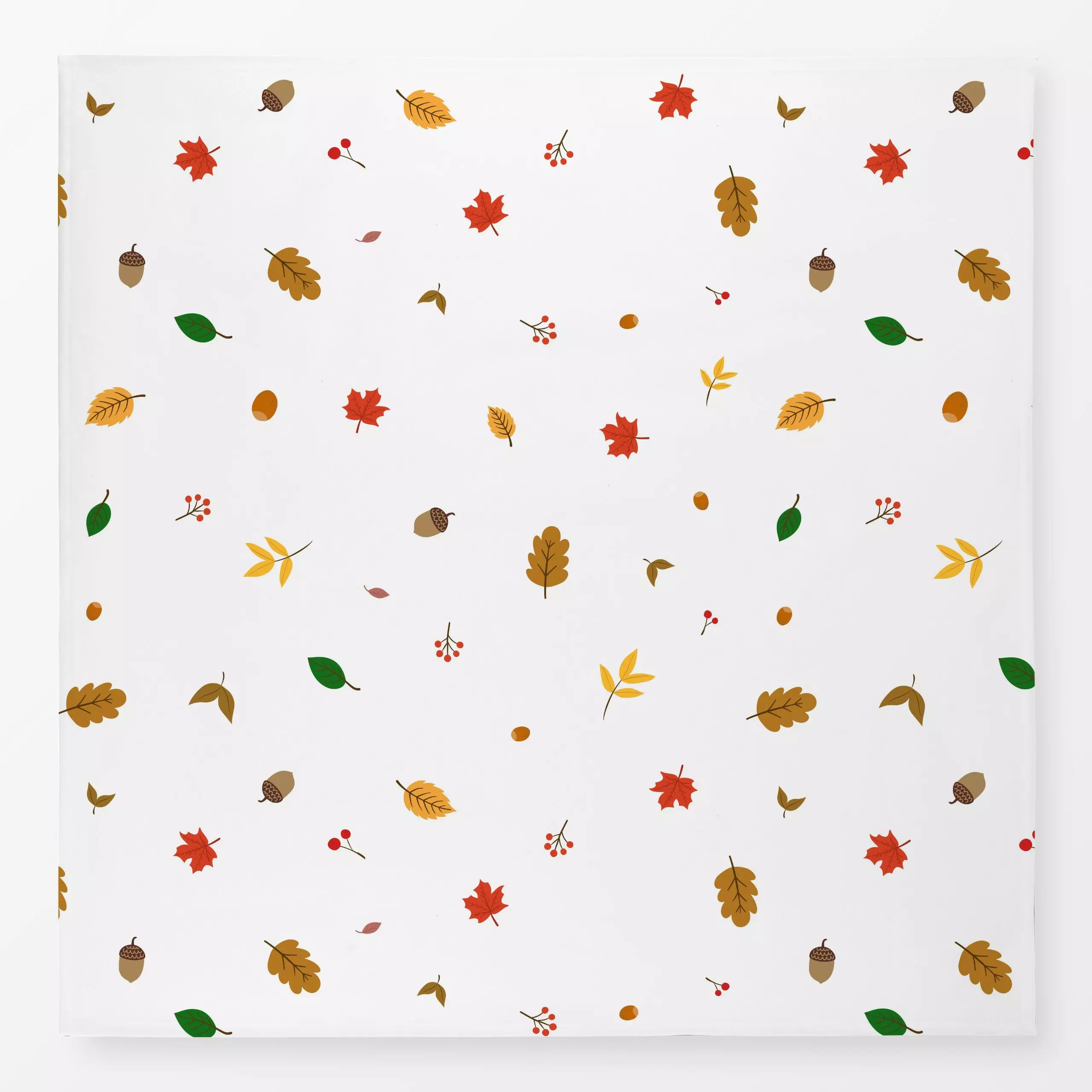 Tischdecke Herbst Eichhörnchen Blätter - Herbst, Tiere, Sprüche & Schriftzüge - von „Heyduda"; Blätter, Eichhörnchen