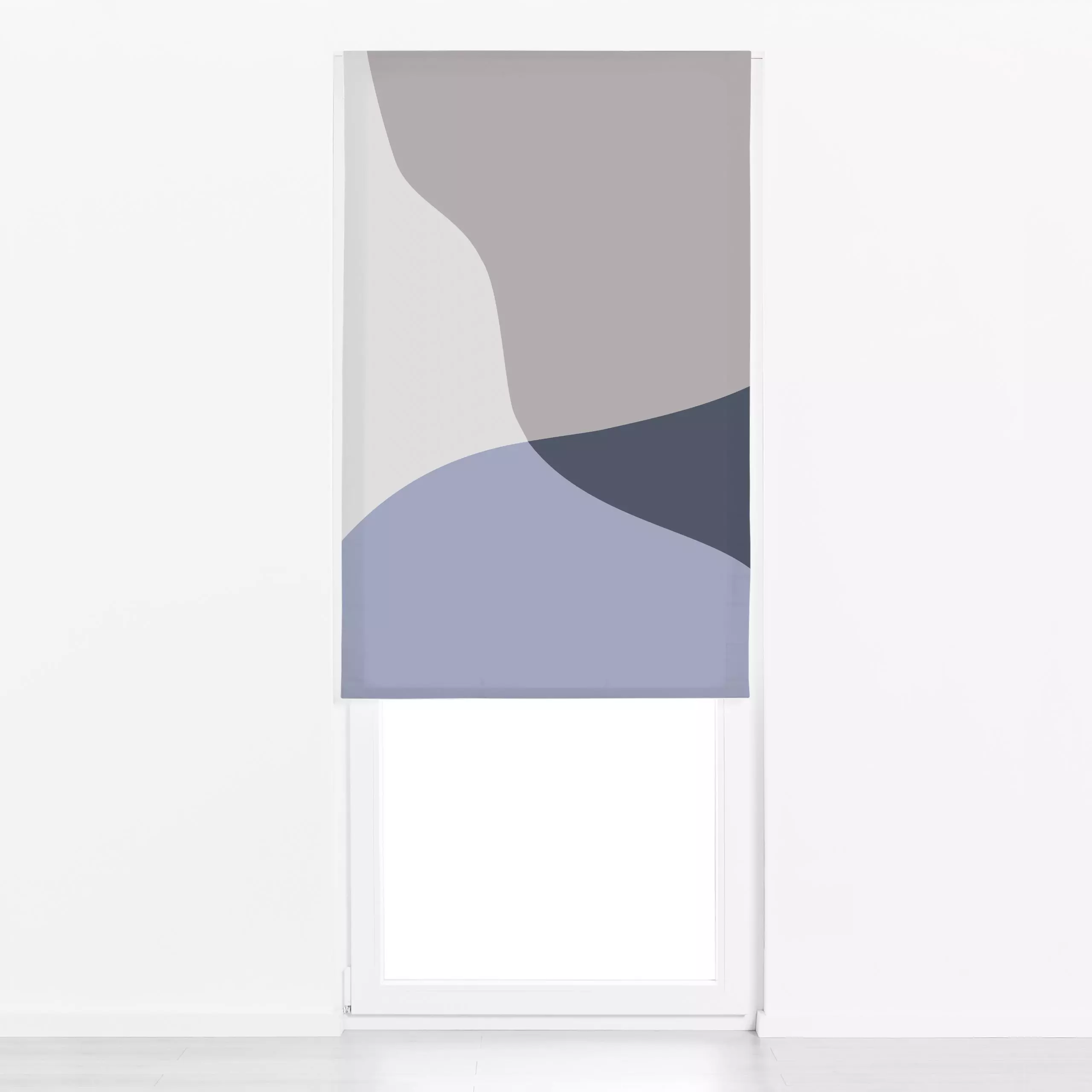 Raffrollo Organic Shapes 1 - Symbole & Muster - von „Mareike Böhmer"; minimal, abstrakt, skandinavisch, formen, minimalistis...