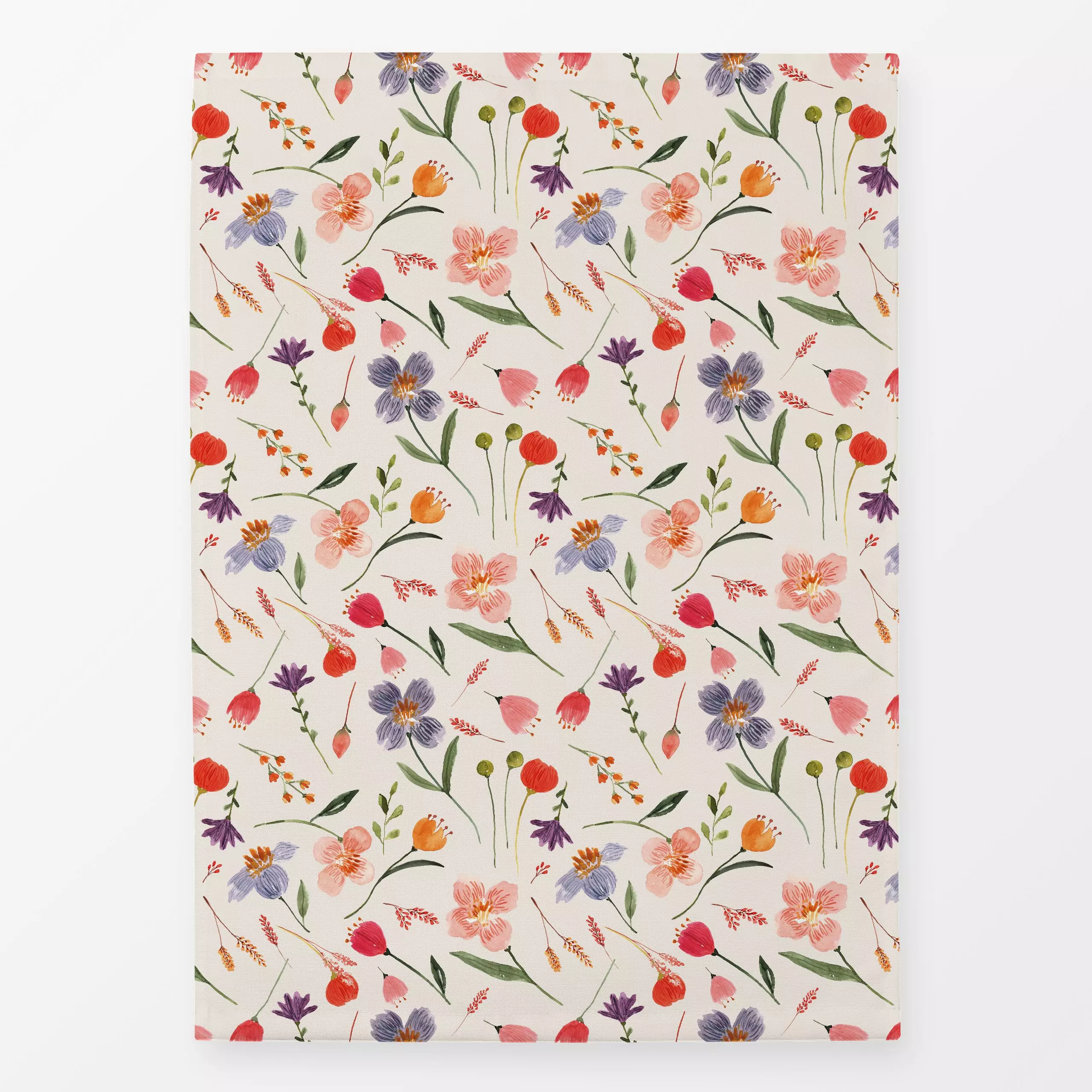 Geschirrtücher Easter Fun floral swirl - Blumen & Florales, Frühling, Ostern - von „Lena Yokota"; Blumen, floral, Ostern, fl...