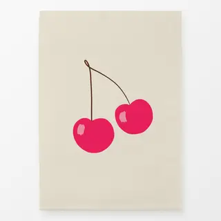 Geschirrtücher 2 Kirsche creme