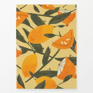 Geschirrtuch Orange zoom