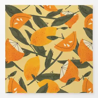 Tischdecke Orange zoom