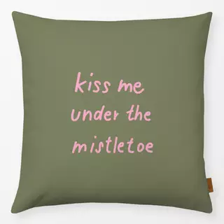 Kissen Kiss me under the mistletoe