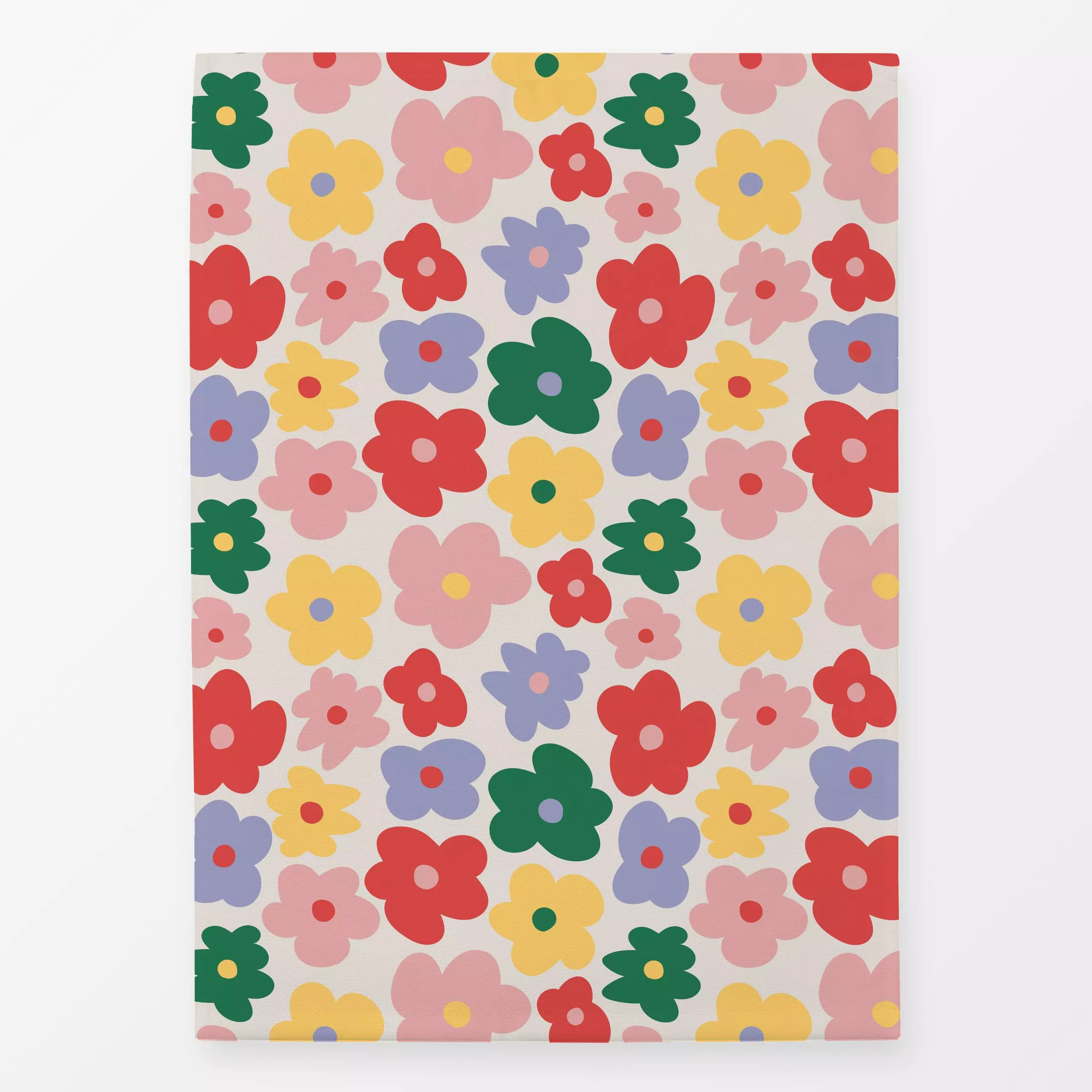 Geschirrtücher Hello Spring Pattern 1 Color - Blumen & Florales, Frühling - von „Jana Driver"; Blumen, Fruehling, spring, ja...