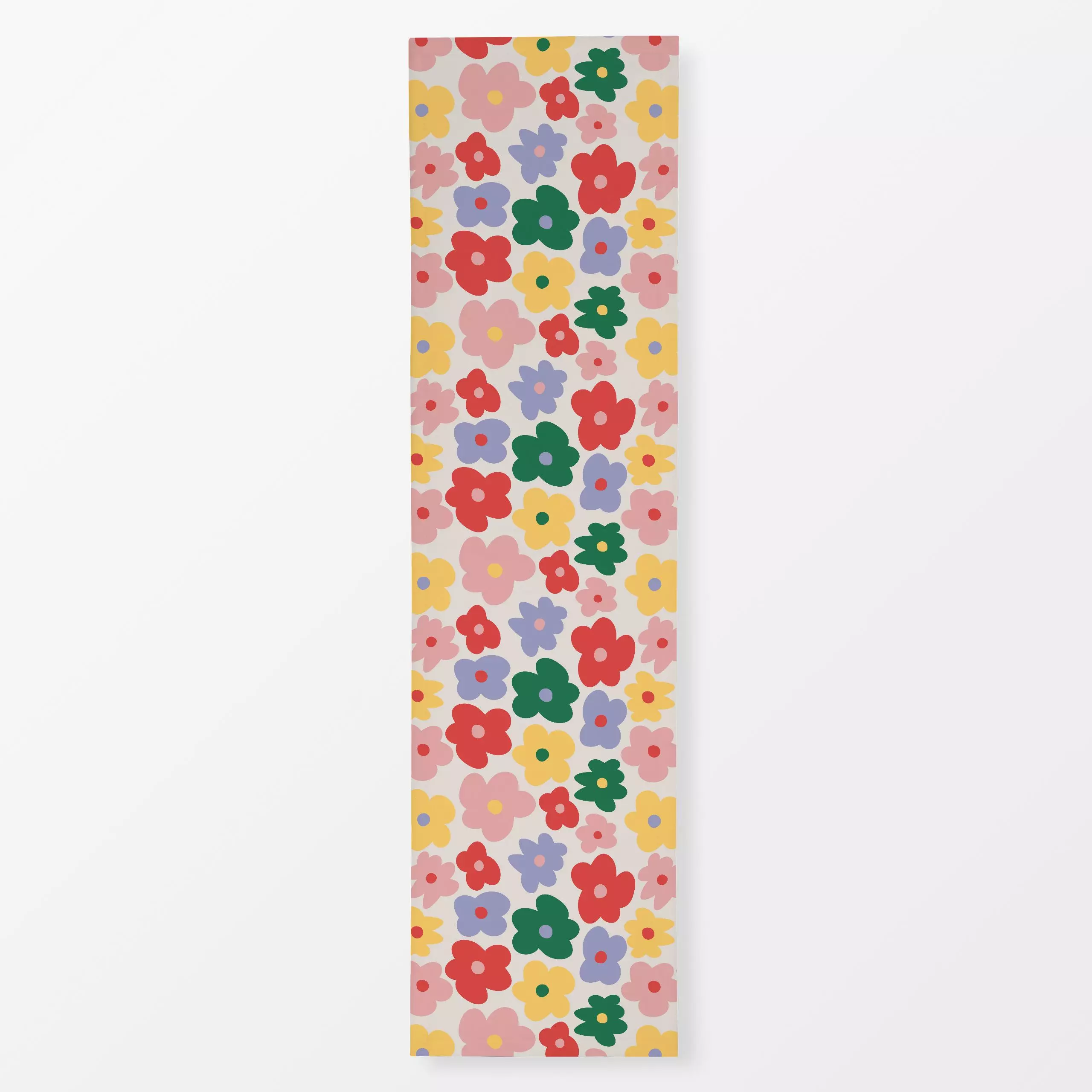 Tischläufer Hello Spring Pattern 1 Color - Blumen & Florales, Frühling - von „Jana Driver"; Blumen, Fruehling, spring, janad...