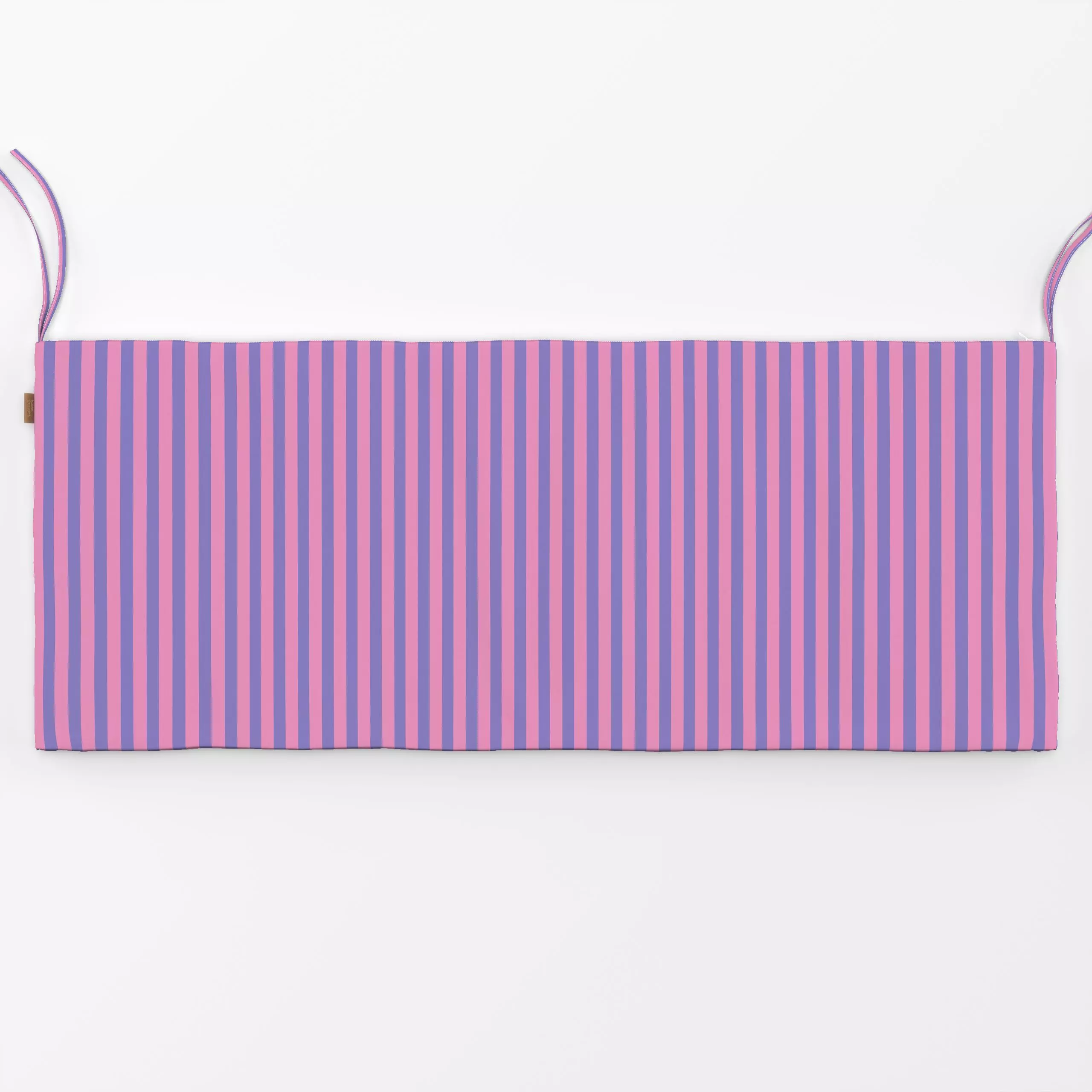 Bankauflage Stripes Babypink Violett - Frühling, Symbole & Muster - von „textilwerk"; Illustration, skandinavisch, beige, Os...