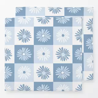 Servietten FRÜHLING Blumen Karo 1