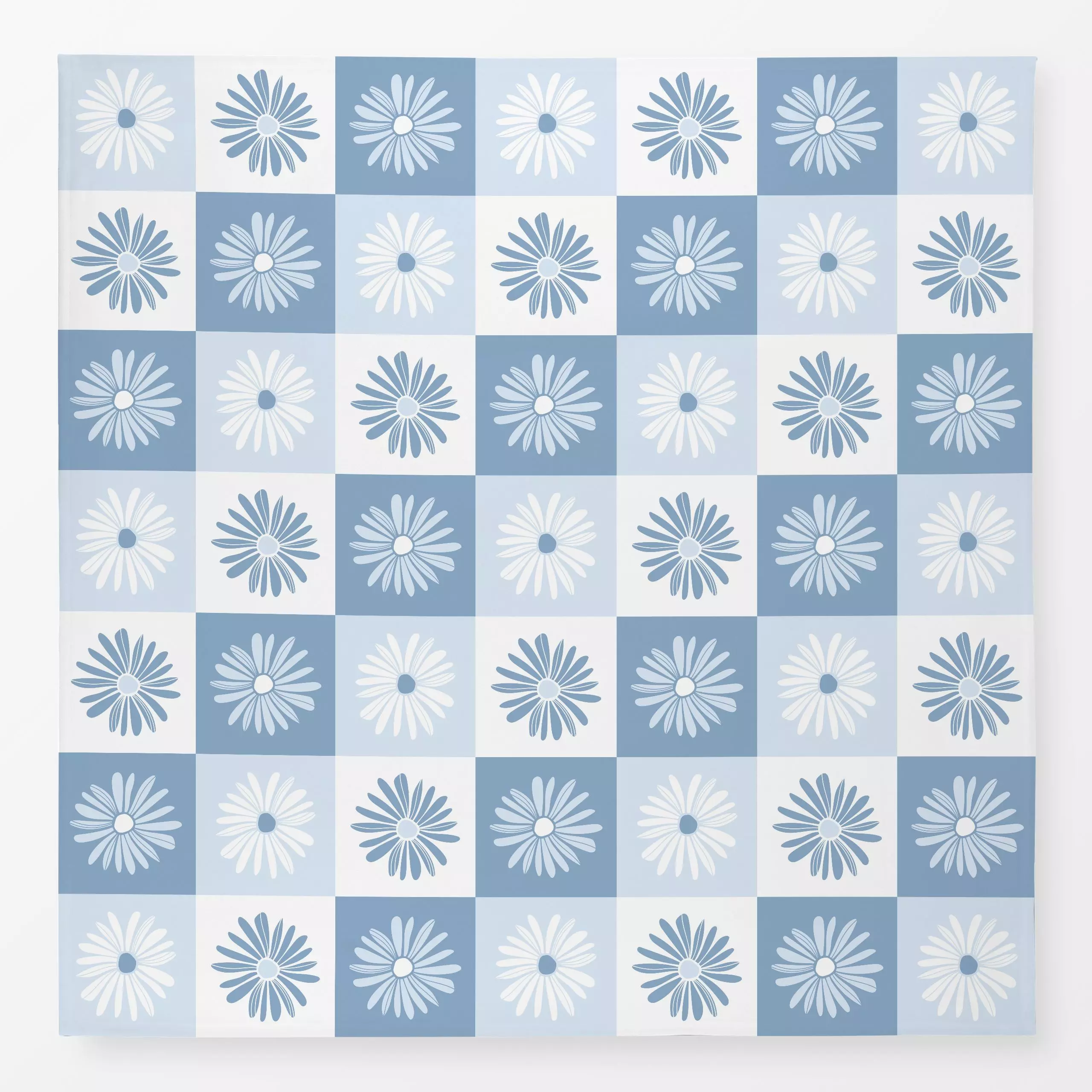Tischdecke FRÜHLING Blumen Karo 1, Blumen, gemustert, von Primus Pattern