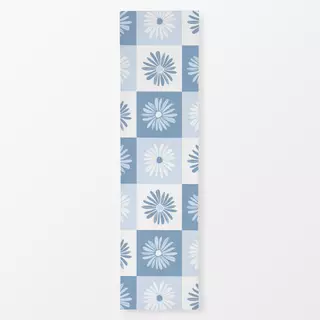 Tischläufer FRÜHLING Blumen Karo 1