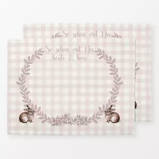 Tischset Coquette Gingham Entlein