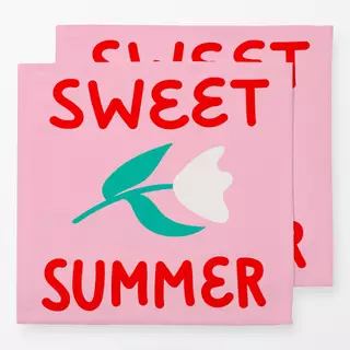 Servietten Sweet Summer Pink Red