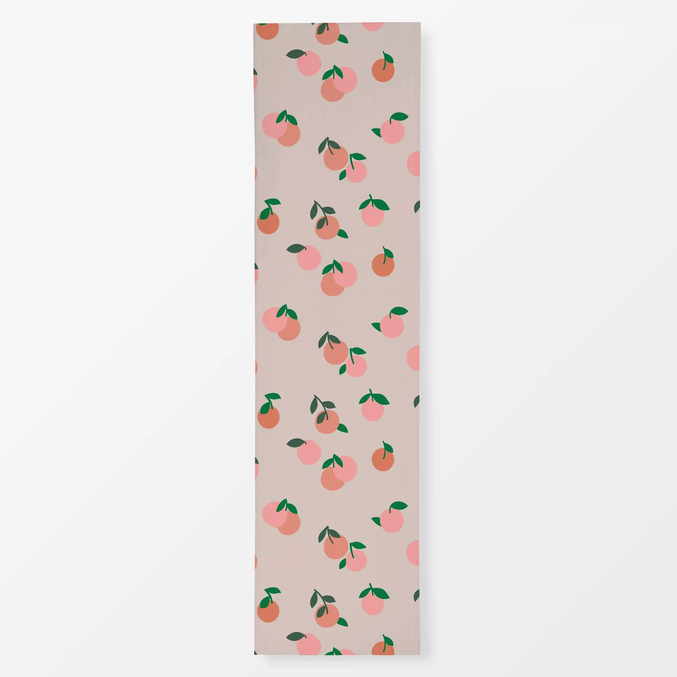 Tischläufer Pfirsiche Peaches - Pflanzen & Botanik - von „Studio Kesse"; Frucht, Obst, Garten, Früchte, tropisch, Sommer, Ur...