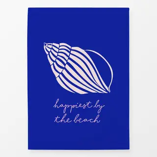 Geschirrtücher Coastal Summer Muschel Typo