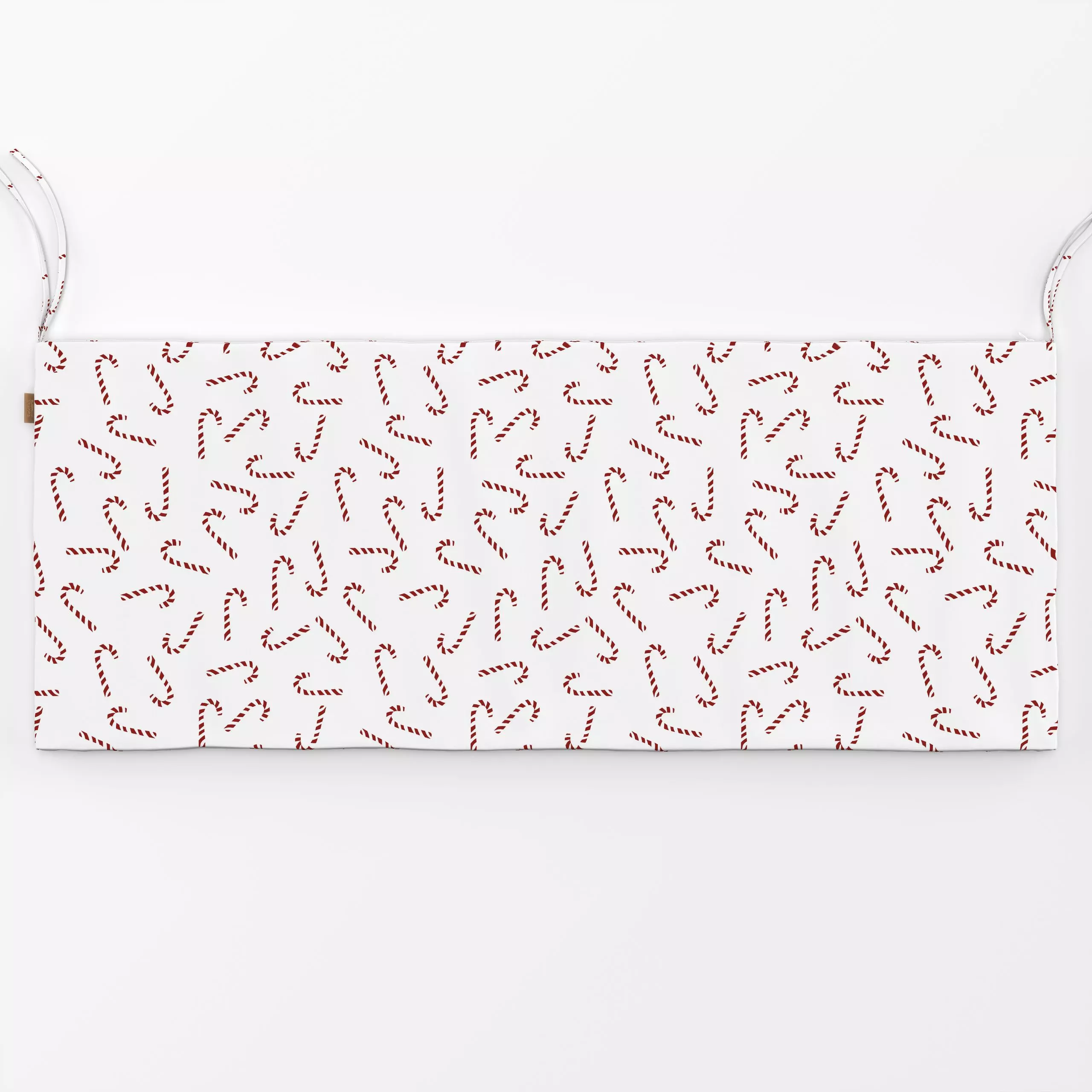 Bankauflage Nordic Christmas Candy Cane - Weihnachten, Winter, Symbole & Muster - von „Studio ROSAGRAU"; Illustration, Merry...